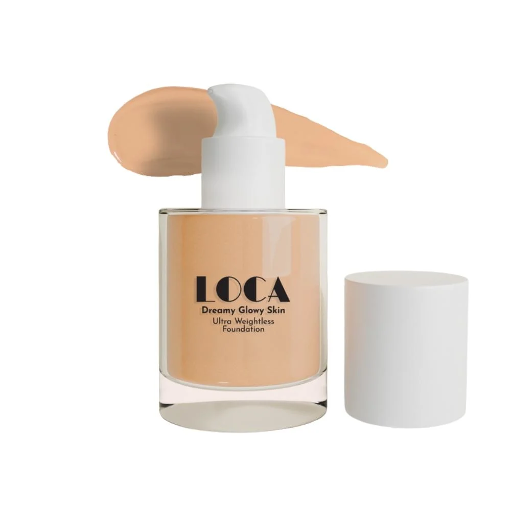 كريم أساس دريمي غلوي سكين خفيف الوزن للغاية موكا محايد متوسط من لوكا 04